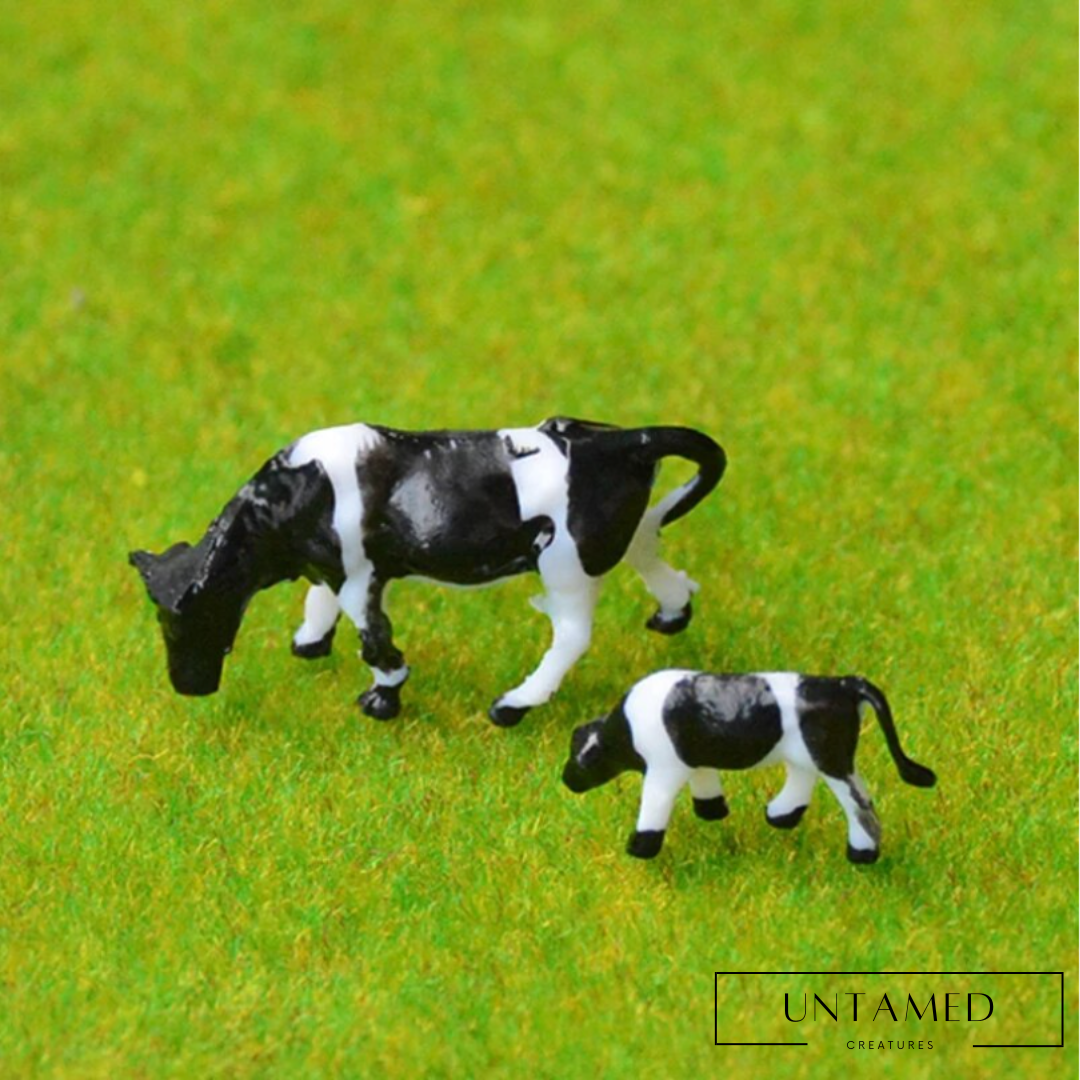 Miniature Cow Garden Ornament