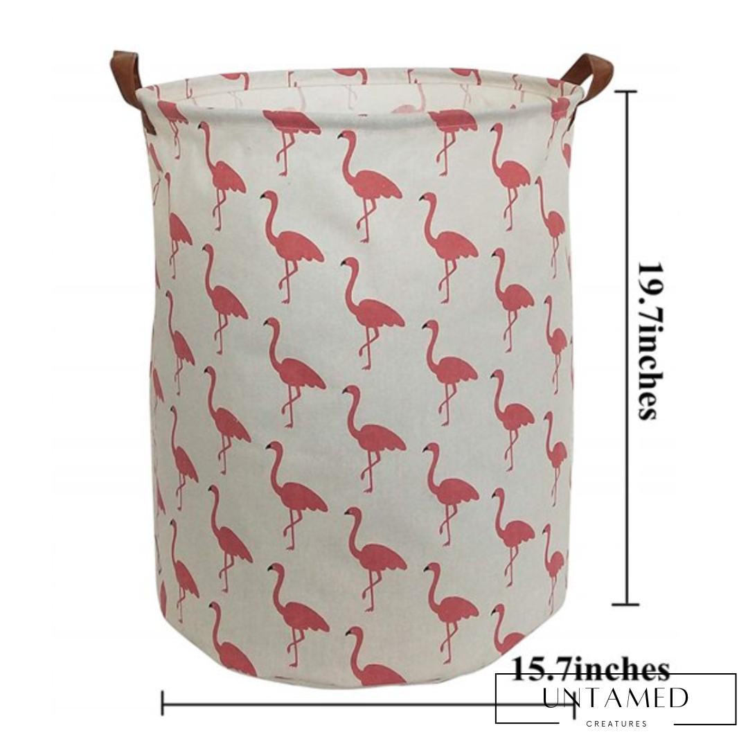 Flamingo Laundry Basket