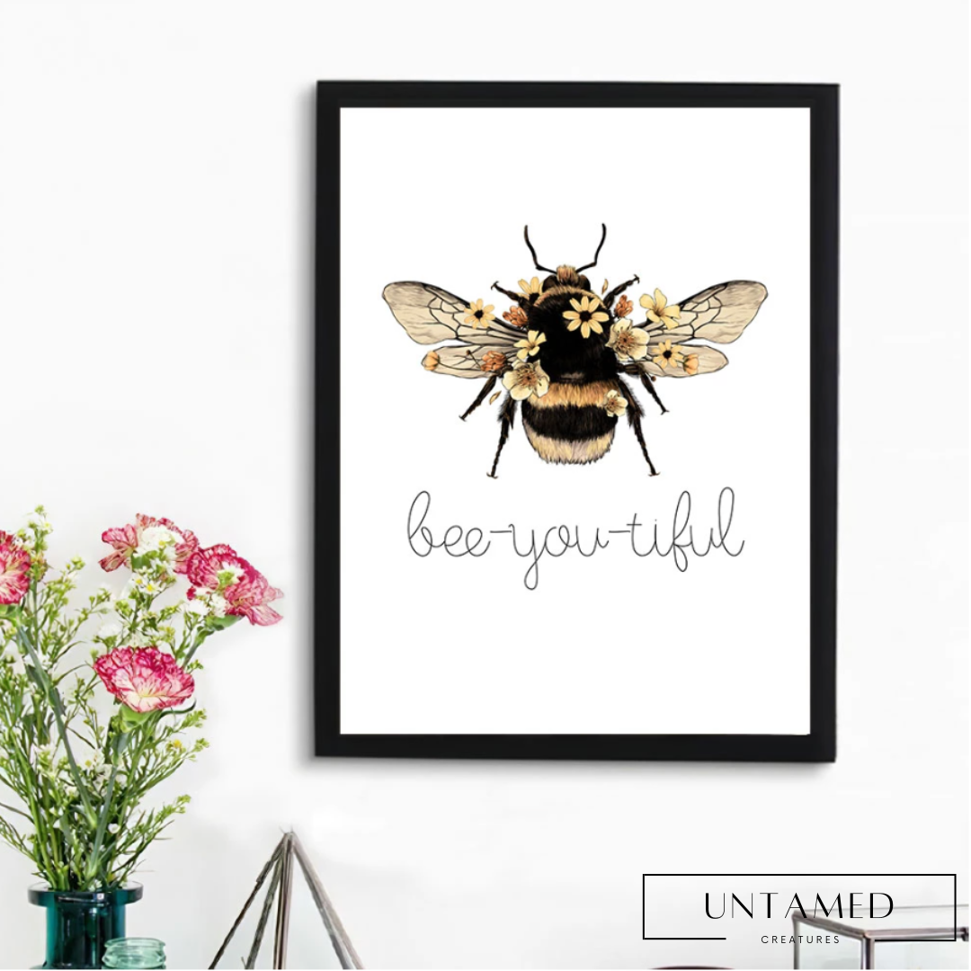 Bee-you-tiful Canvas Poster