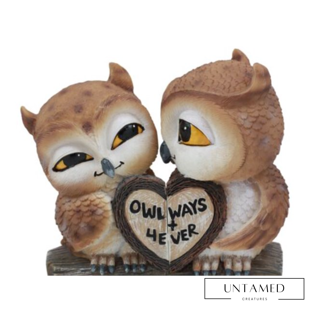 Owl Couple Statue