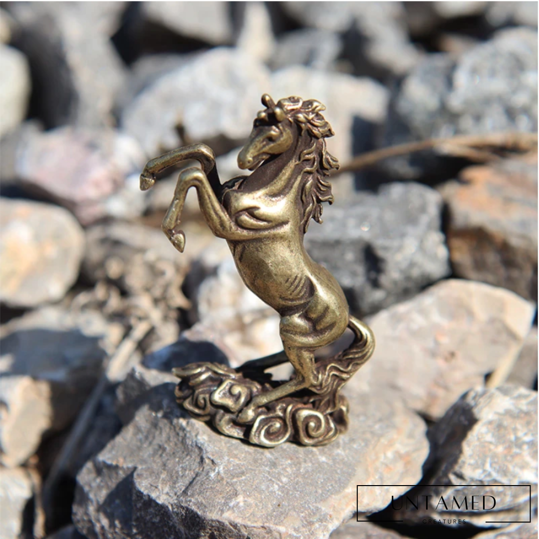 Vintage Copper Zodiac Horse