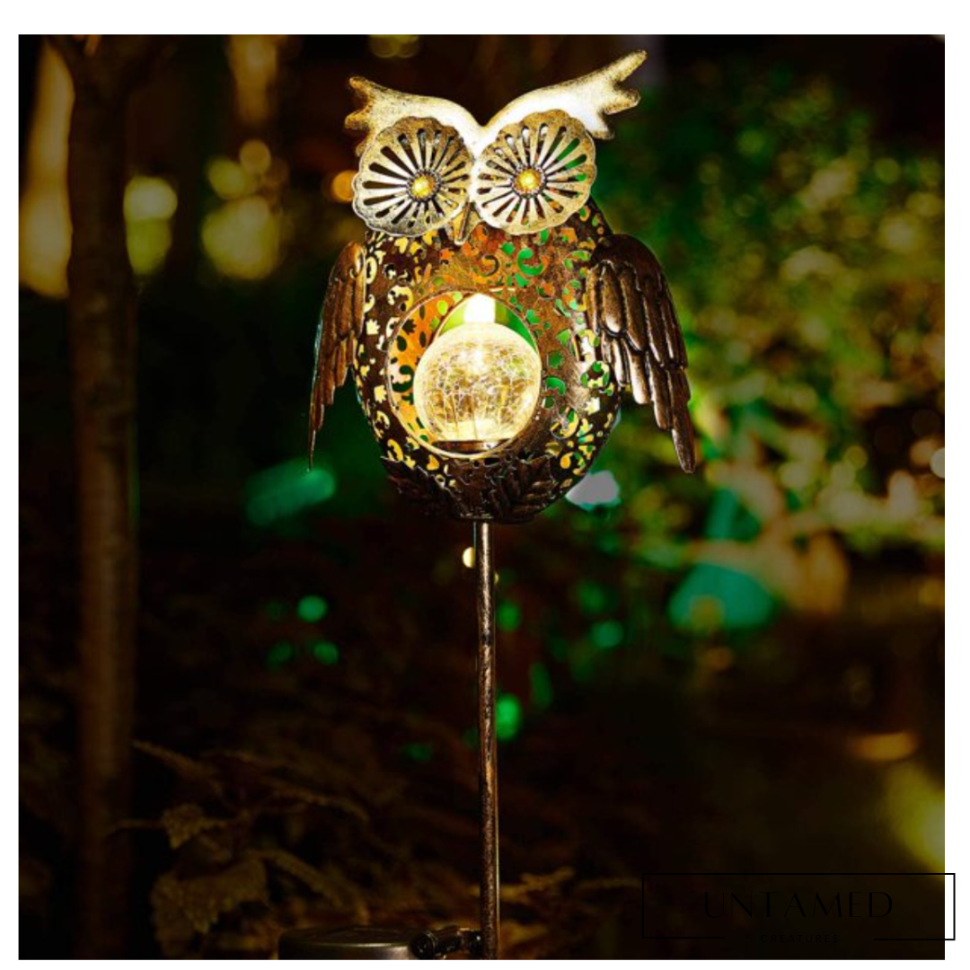 Owl Solar Garden Lights