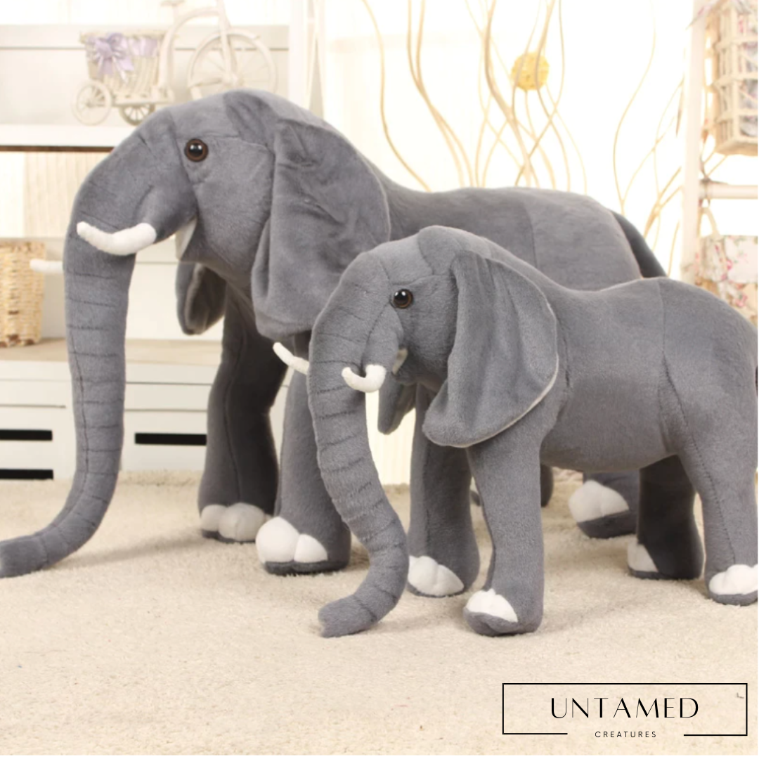 Real Life Elephant Stuffed Plush Toy