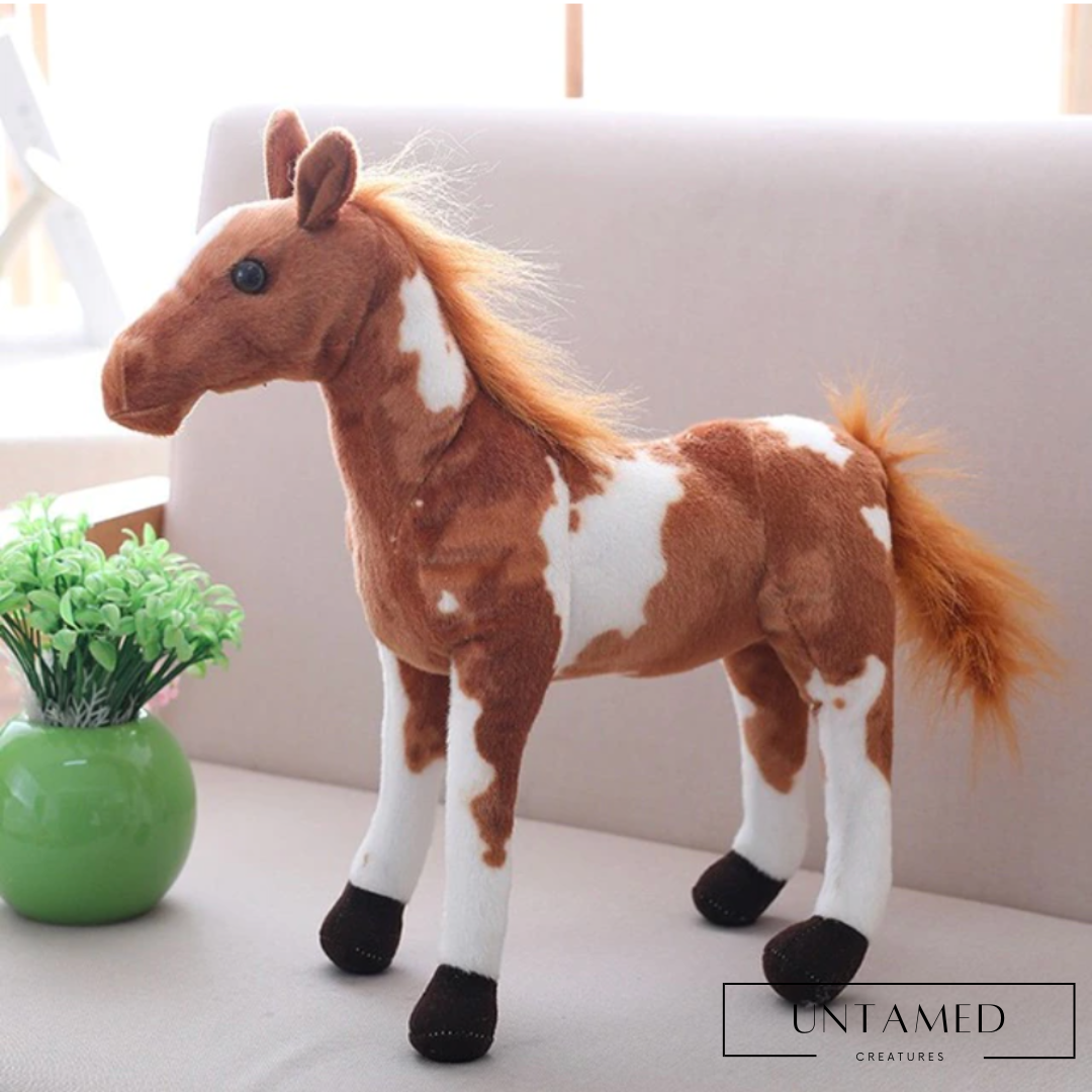 Simulation Horse Plush Toy