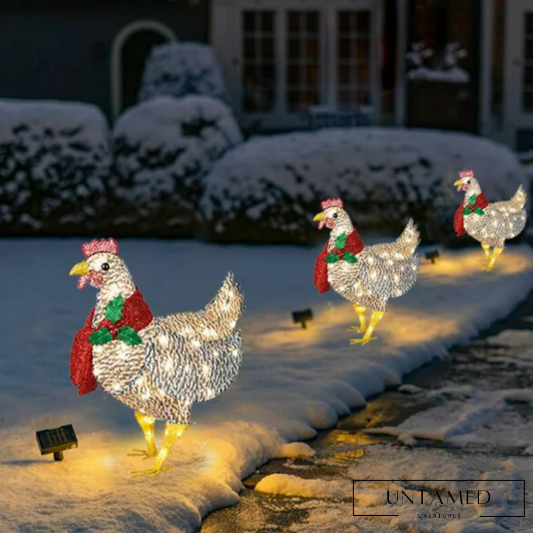 Light-Up Chicken with Scarf