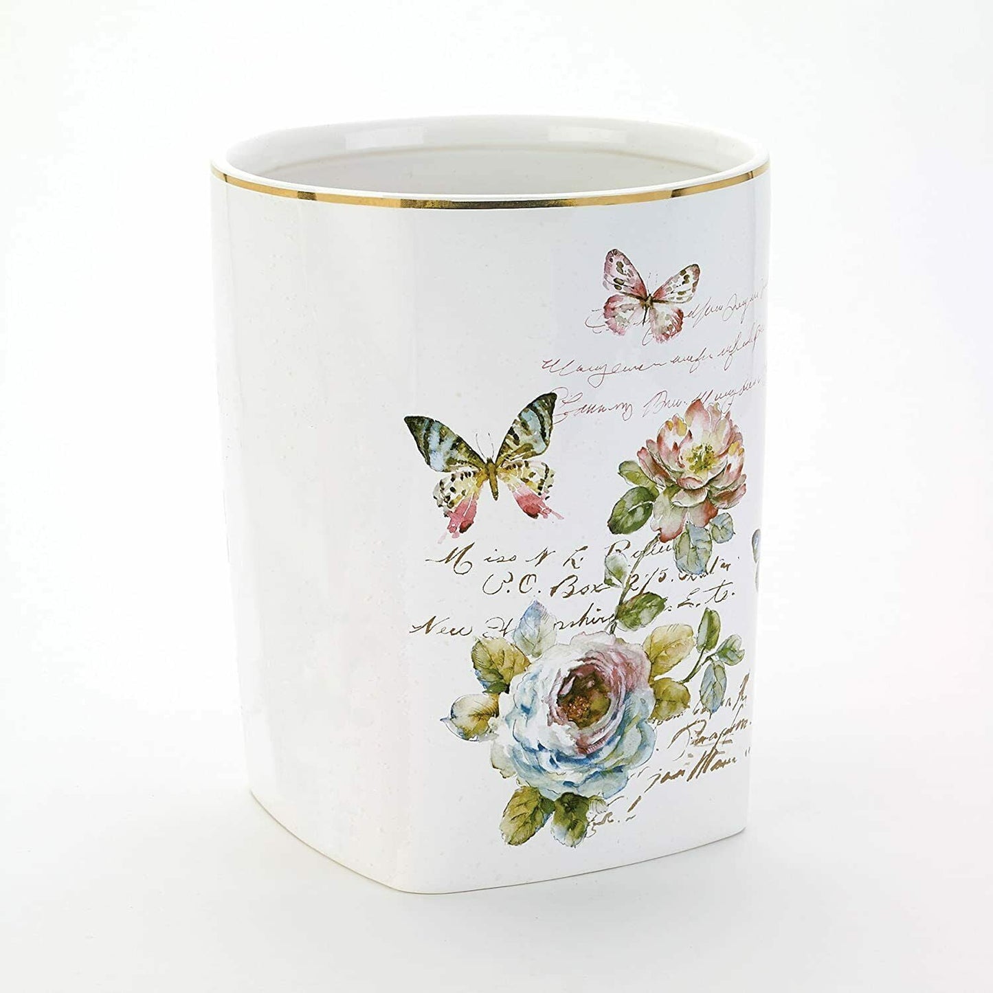 Butterfly Garden Elegance - 6 Piece Ceramic