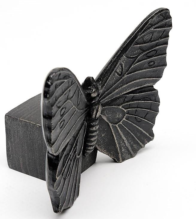 Bronze Butterfly Charm Plant Pot Feet - Set of 3