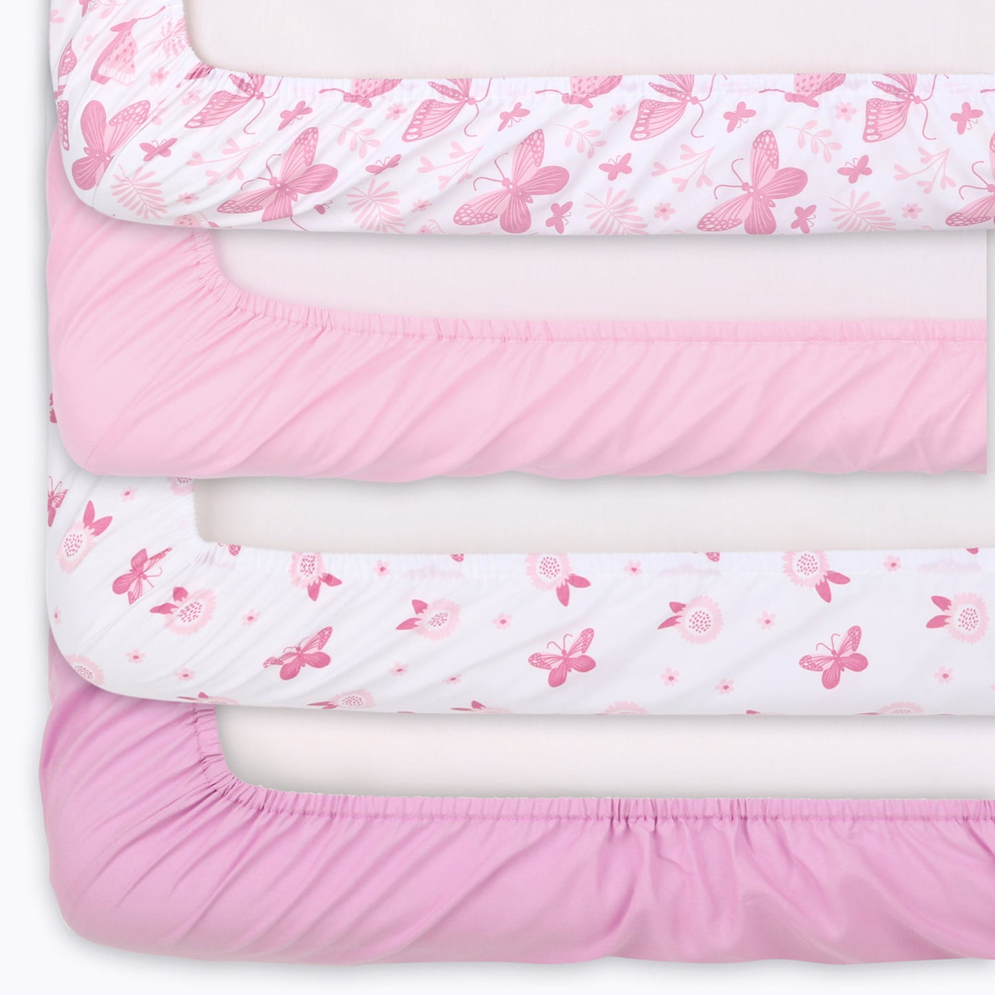 Enchanting Garden Dreams Fitted Crib Sheets - 6 Pack