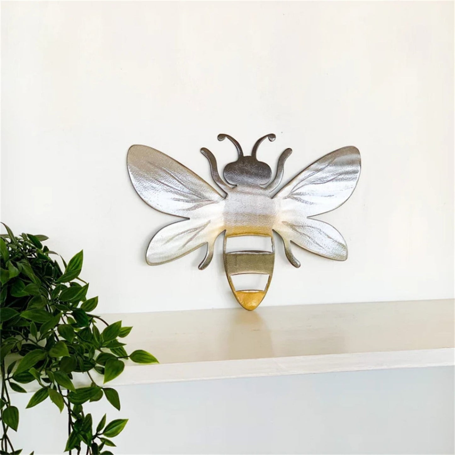 Cute Gift! Metal Wall Decor, Bee, Decorative Boho Art For Living Room,