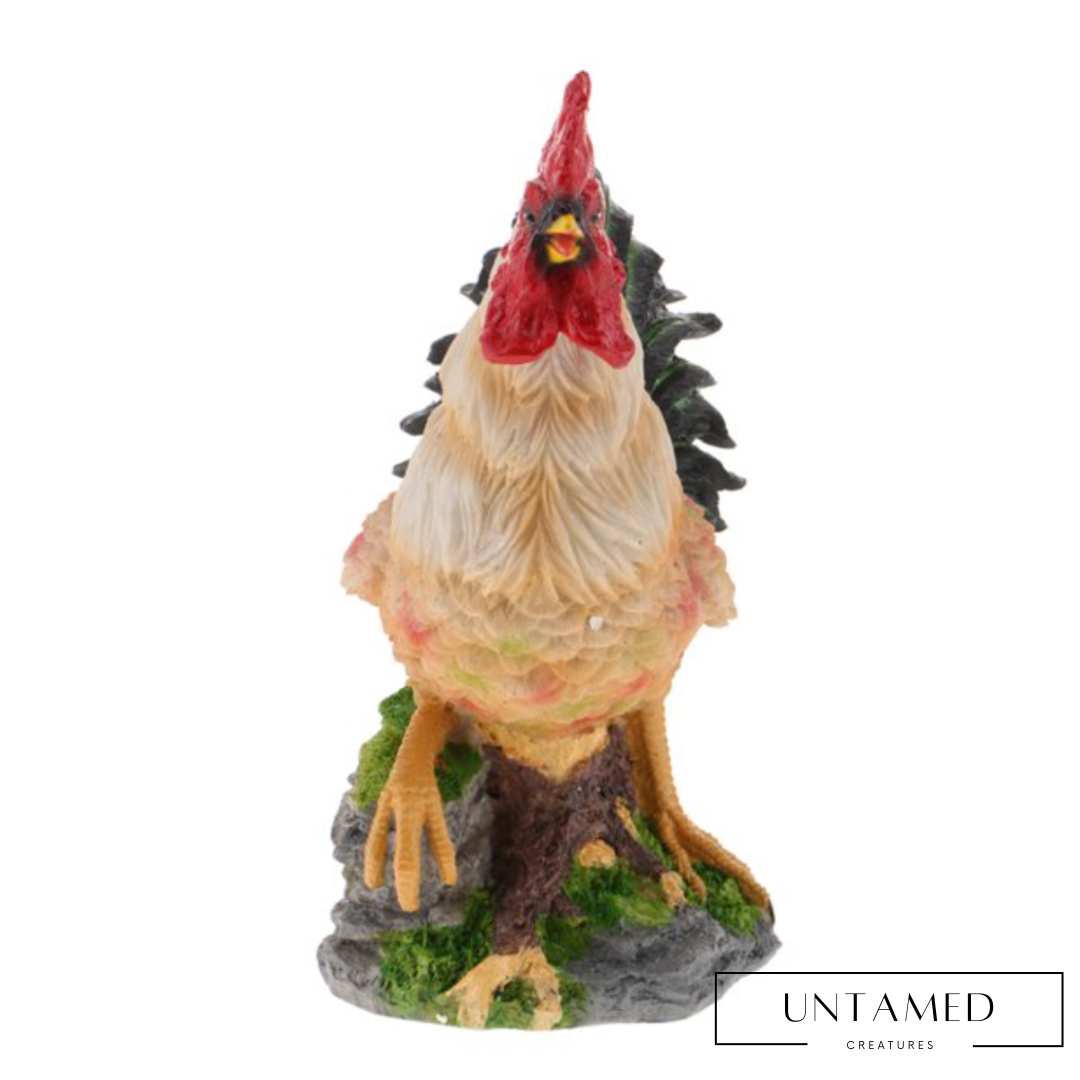Chicken Sculpture Lawn Ornaments Decor