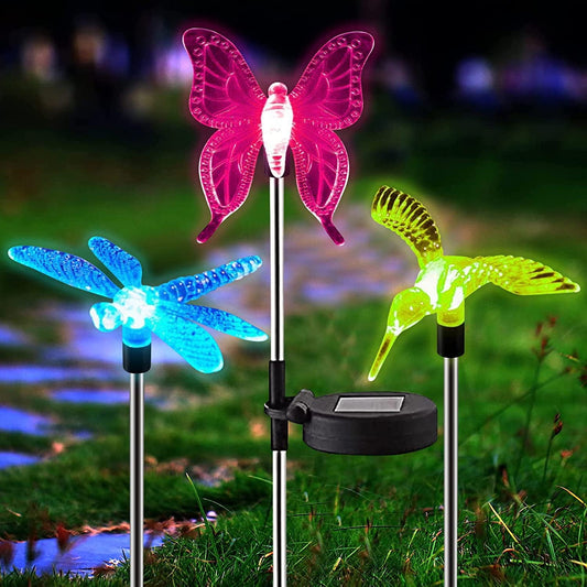 Butterfly Solar Garden Stake Lights