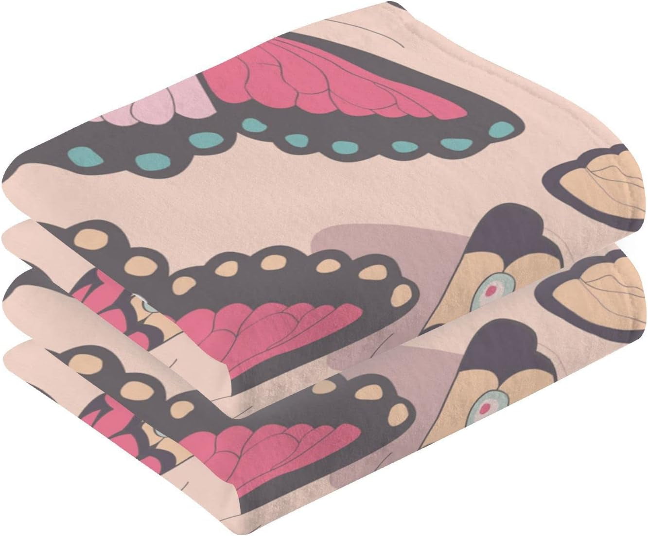 Charming Butterfly Duo Cotton Towels